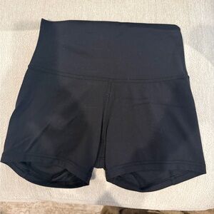 lululemon athletica Black Bike Shorts - 4 inch